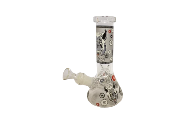 14.5" Smoke Water Pipe with Double Perk