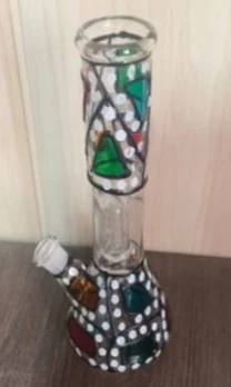 Water Pipe 8" Fancy Design
