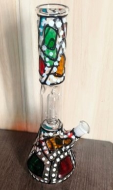 Water Pipe 10" Single Perk