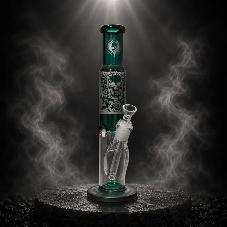 14" Etched Character Water Pipe