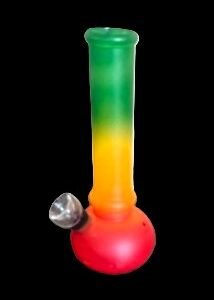 Glass Water pipe Rasta 6 Inch