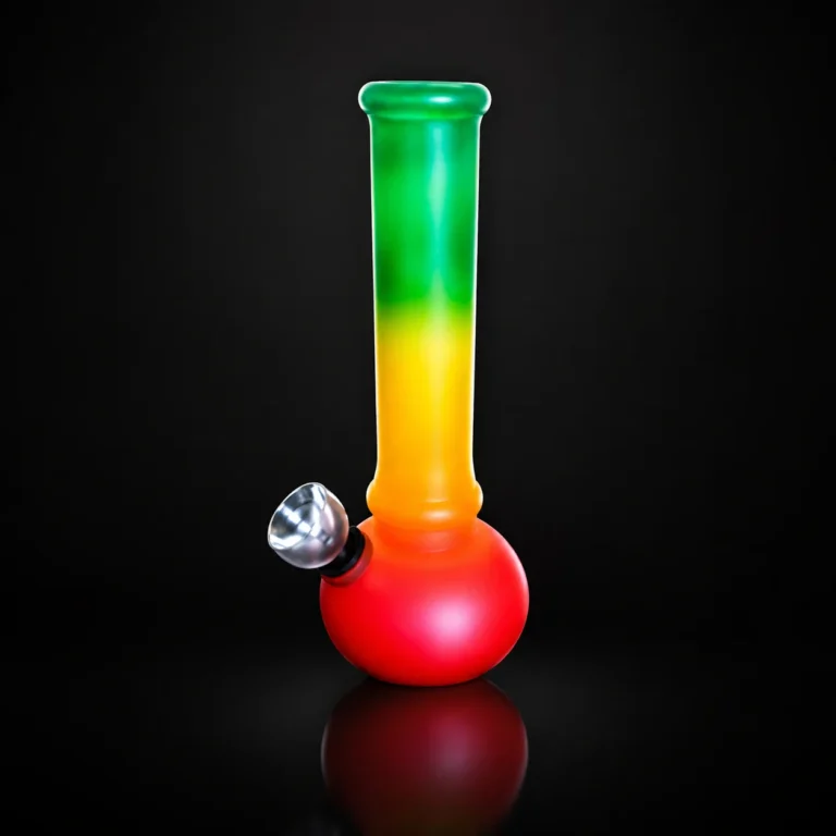 Glass Water pipe Rasta 6"
