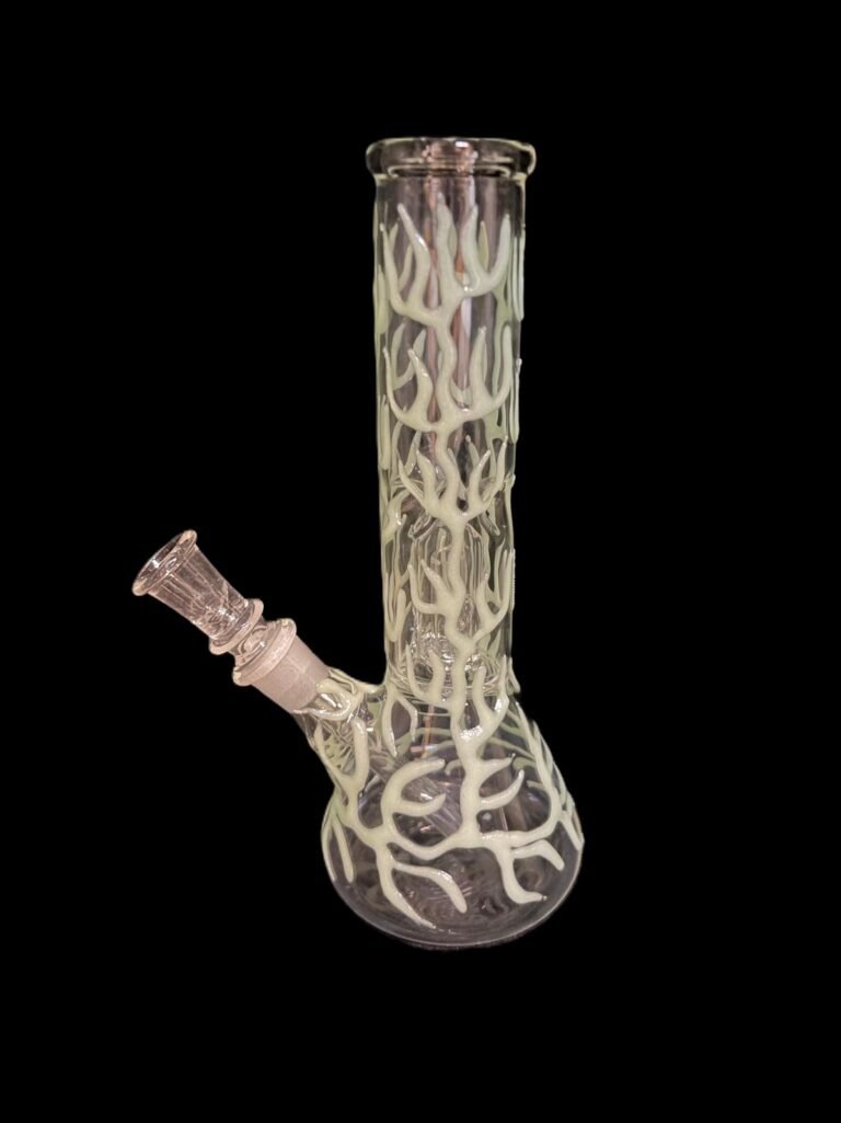 Glow N Dark Water Pipe 8" Asst