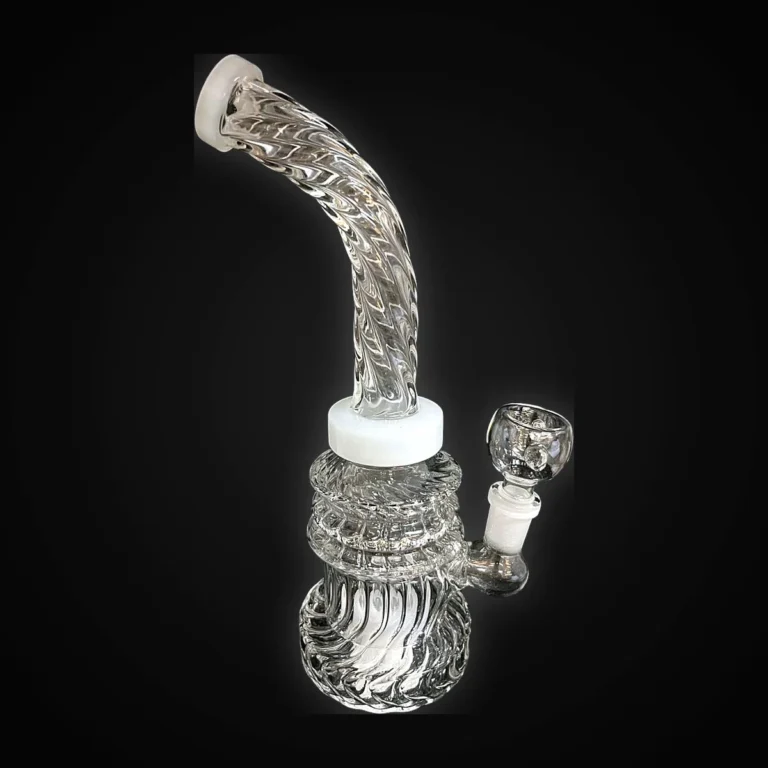 10 Inch cut glass Water Pipe
