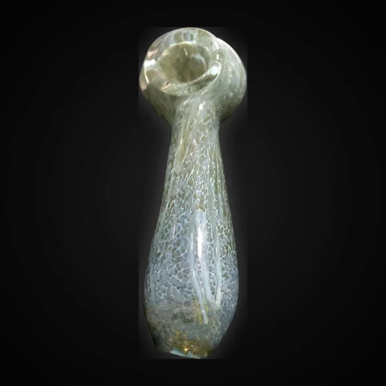 4" Pipe Frit Inside Line with Silver Fume