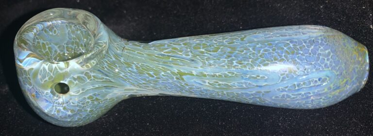 4" Pipe Frit Inside Line with Silver Fume