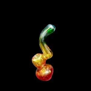 Glass Bubbler 4" Rasta