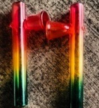 Rasta pipe Stem 4"