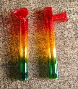 Rasta Hand Pipe 6"