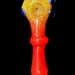 4-inch Rasta hand pipe showcasing vibrant Rasta-themed colors and patterns, designed for a smooth and enjoyable smoking experience