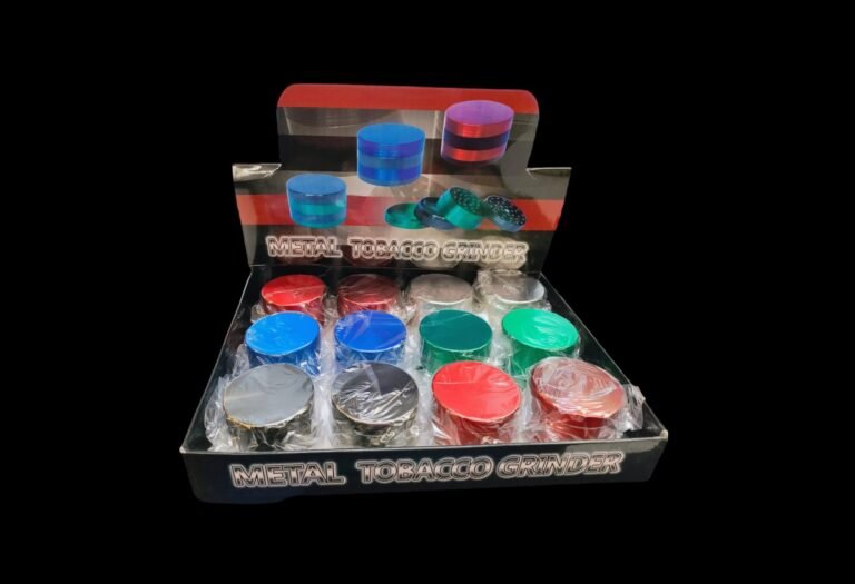 Metal Grinder 50MM asst clrs -12 pc display