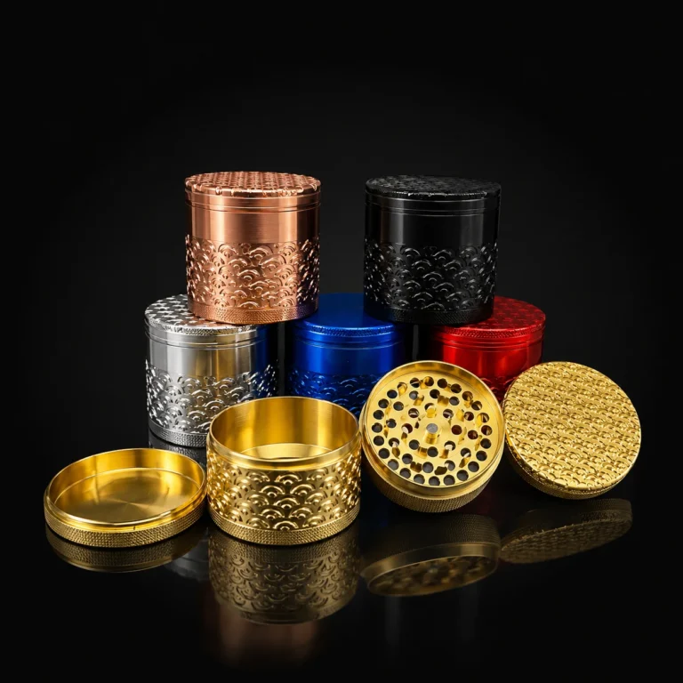 63mm Fancy 4-Part Grinder | 6-Piece Display