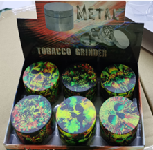 GRINDER GLOW IN DARK 63 MM 4 PARTS  ASST