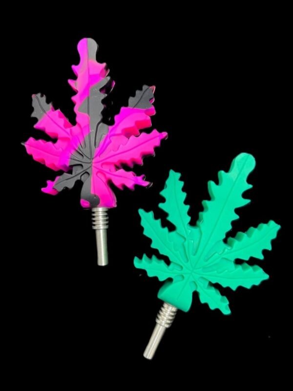 Leaf Silicone Nectar Collector 10mm Asst