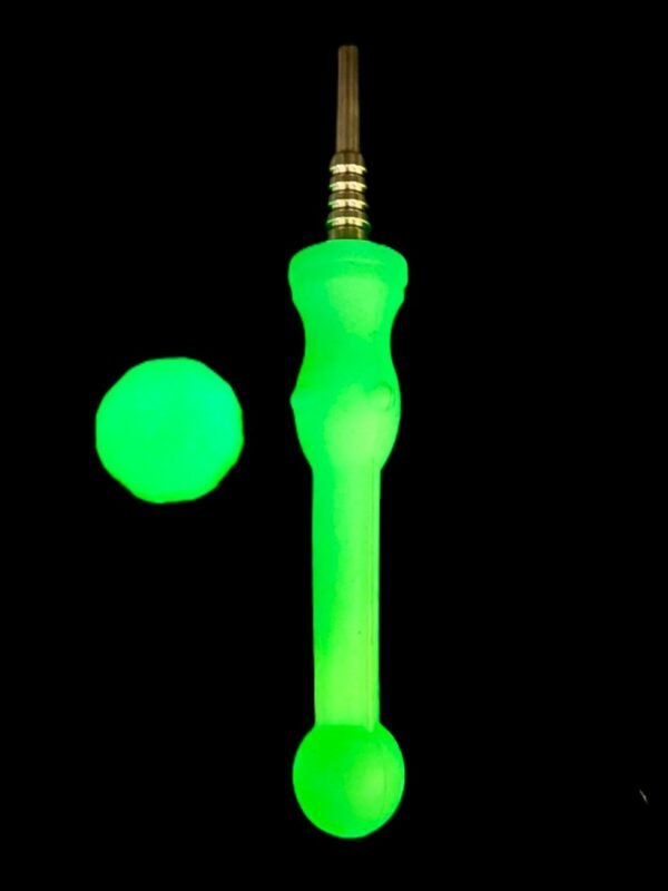 Silicone Nectar Collector 14mm GLOW IN THE DARK