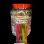 Jar of 4 Inch ACRYLIC DUGOUT with One Hitter 12ct