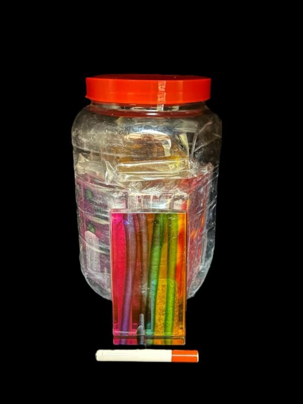 Jar of 4 Inch ACRYLIC DUGOUT with One Hitter 12ct