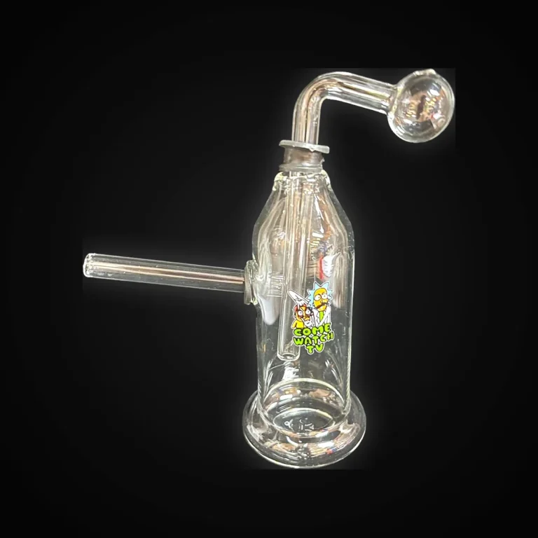 Oil Burner 5" with Rick and Morty Sticker
