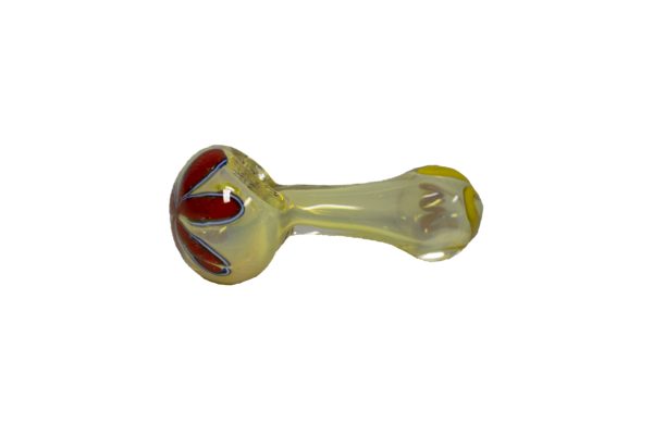 GLASS HAND PIPE SWIRL DESIGN