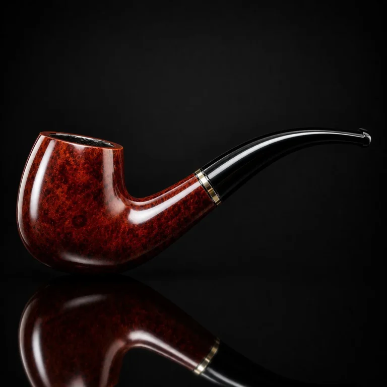 SMOKE WOOD PIPE 6"