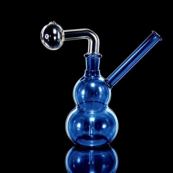 Waterpipe - 7in - Oil Burner - Offset Mouthpiece - w/ 14mm Attachment