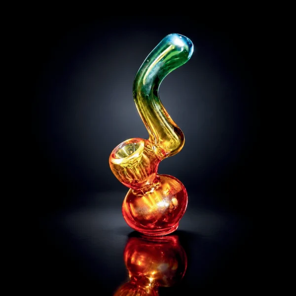 Glass Bubbler 4" Rasta