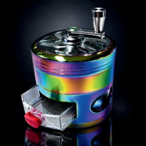 75mm Rasta Grinder with Window and Crank Handle