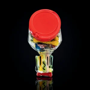 Jar of 55 DICHRO CHILLUMS 3.5"
