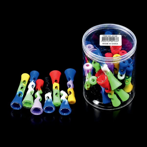 Silicone Chillum Pipes Jar 24 pcs
