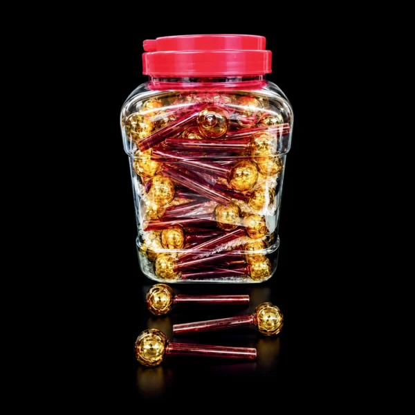 Oil Burners 4" Amber Jar of 90 pcs