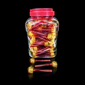 Oil Burners 6" Amber Jar of 60 pcs