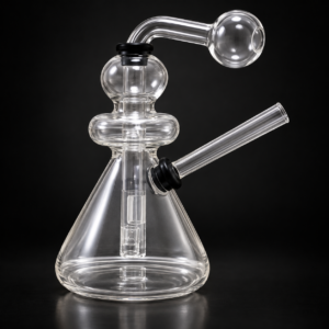Oil Burner 7" Bottle Shape Clear