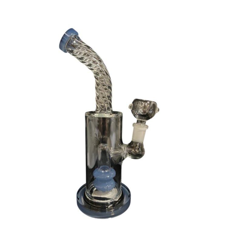 10 Inch Cut glass Water Pipe