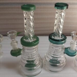 Water pipes 8" cut Glass asst