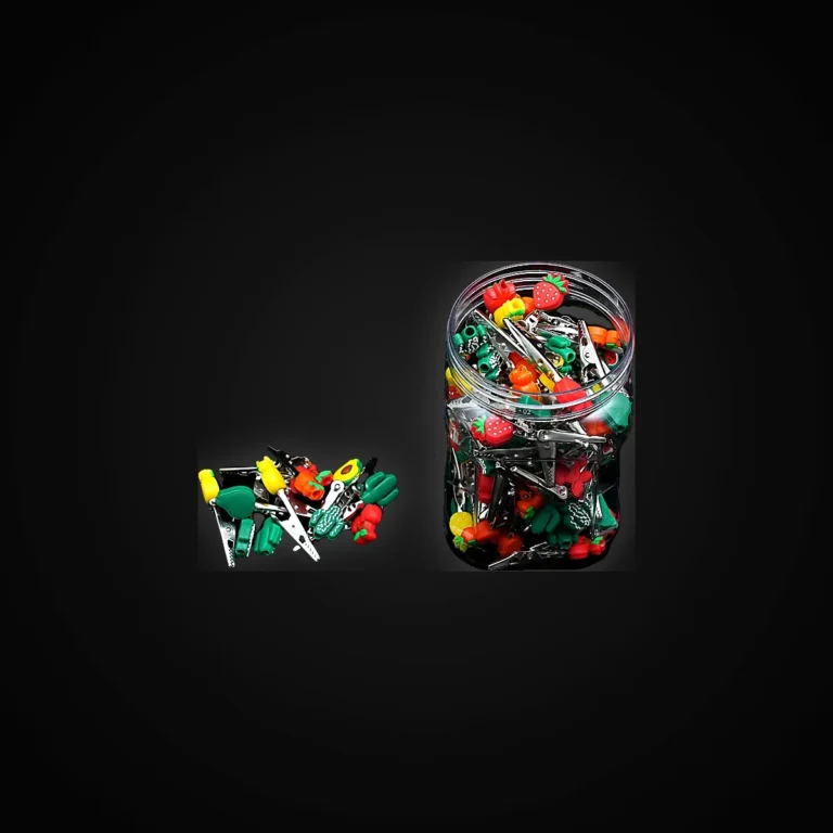 Jar of 100 Roach Clips Assorted Designs