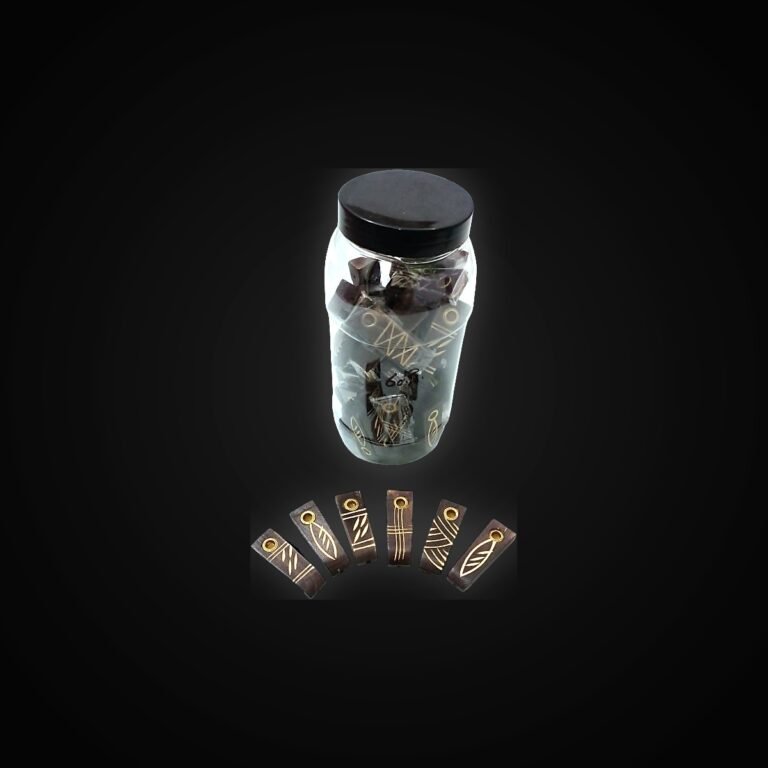 Jar of Wood pipe 3" 60 PCs