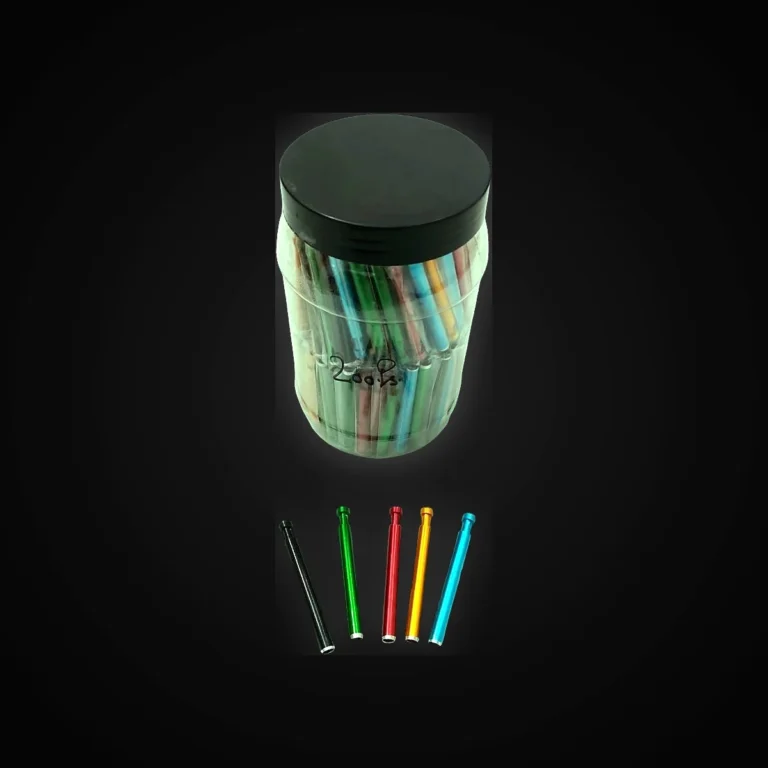Jar of Metal One Hitter w/Spring asst colour