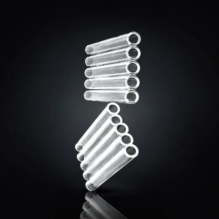 Glass Tube 8" Clear