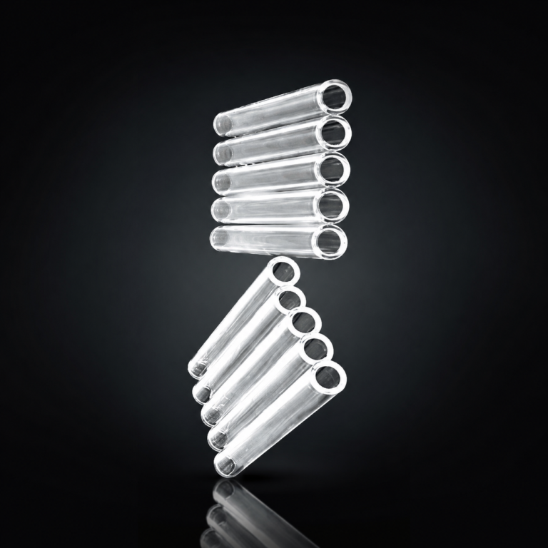 Glass Tube 8" Clear