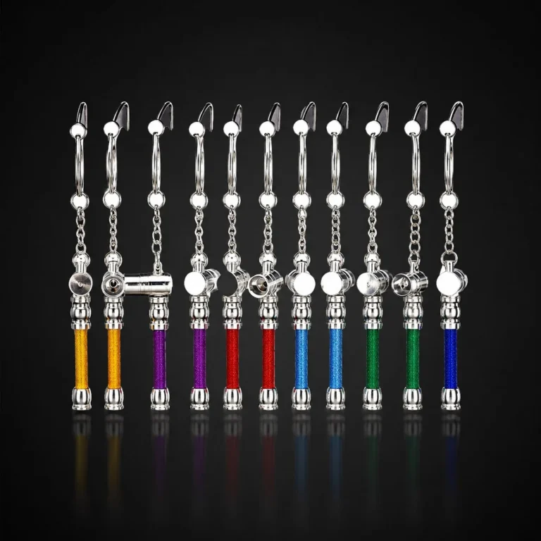 key chain pipes asst Clrs / 12on a card