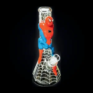 Waterpipe - 12in - Spider-Man-Style 3D Resin Design - Web Base
