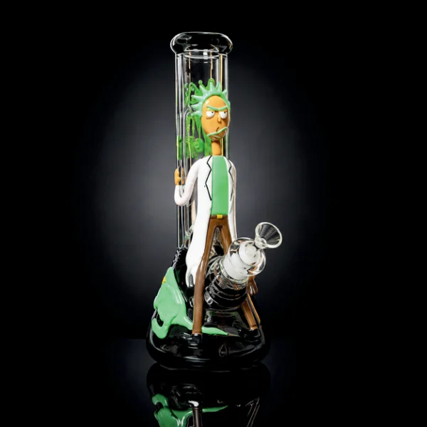 Waterpipe - 12in - Rick Sanchez-Style 3D Resin Design