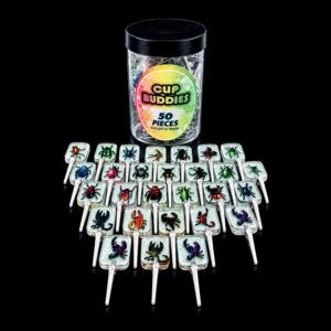 Jar of Roach Clip Acrylic Bugs asst 50 in Jar
