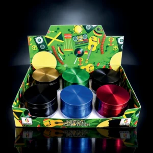 Metal Grinder 2.5" Asst Colors 6 pc Display