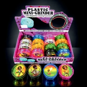 Plastic Grinder 46X21 2 Part w/Sticker 20 Pc Display