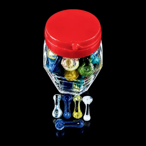 JAR OD DICRO GLASS PIPE 21/2" 40 PCS