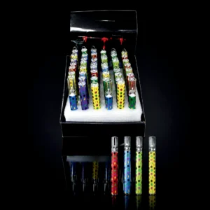 Display Stand of OG pipe Assorted Leaf designs 48 pcs With Brush