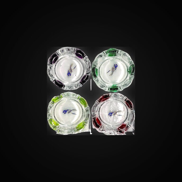 GLASS ASH TRAY 4.5 4 A