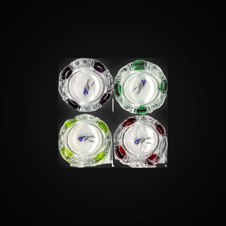 GLASS ASH TRAY 4.5 4 A