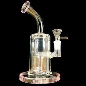 7.5-inch glass bent neck water pipe with inline percolator from IAC International.